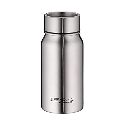 Thermos ThermoCafé TC mok, thermobeker roestvrij staal mat 350 ml, koffiebeker houdt 8 uur warm, koffiebeker dicht en vaatwasmachinebestendig met demonteerbare sluiting 4097.205.035, roestvrij staal Thermos ThermoCafé TC mok, thermobeker roestvrij staal mat 350 ml, koffiebeker houdt 8 uur warm, koffiebeker dicht en vaatwasmachinebestendig met demonteerbare sluiting 4097.205.035, roestvrij staal