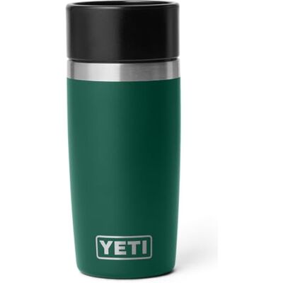 YETI Rambler Travel Bottle, Vacuum Geïsoleerd Roestvrij Staal Koffiefles met Lekvrije Hotshot Commuter Cap, Zwart Bosgroen, 12 oz / 355 ml YETI Rambler Travel Bottle, Vacuum Geïsoleerd Roestvrij Staal Koffiefles met Lekvrije Hotshot Commuter Cap, Zwart Bosgroen, 12 oz / 355 ml