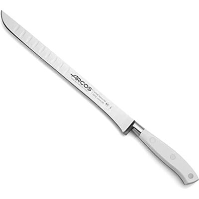 Arcos 231024 Serie Riviera Blanc hammes 250 mm nitrum gesmeed roestvrij staal lemmet Polyoxymethyleen (POM) handgreep wit Arcos 231024 Serie Riviera Blanc hammes 250 mm nitrum gesmeed roestvrij staal lemmet Polyoxymethyleen (POM) handgreep wit