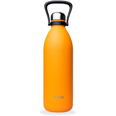QWETCH Grote thermosfles Pop oranje 1,5 l 48 uur koud en 16 uur warm Waterdicht en BPA-vrij Roestvrijstalen drinkfles met draaggreep Geïsoleerde thermoskan voor picknick, camping, familie QWETCH Grote thermosfles Pop oranje 1,5 l 48 uur koud en 16 uur warm Waterdicht en BPA-vrij Roestvrijstalen drinkfles met draaggreep Geïsoleerde thermoskan voor picknick, camping, familie