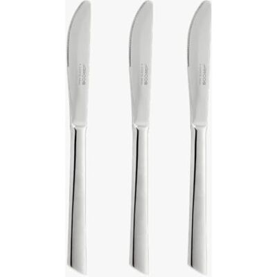 Arcos Serie Toscana Dessertmessen (3 messen) monoblock roestvrij staal 18/10 en 205 mm zilver Arcos Serie Toscana Dessertmessen (3 messen) monoblock roestvrij staal 18/10 en 205 mm zilver