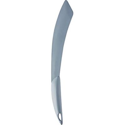 mastrad Siliconen spatel voor gecoate pannen, kommen en pannen gebogen en flexibele spatel om te draaien en te schrapen, vaatwasmachinebestendig mastrad Siliconen spatel voor gecoate pannen, kommen en pannen gebogen en flexibele spatel om te draaien en te schrapen, vaatwasmachinebestendig