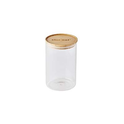 mastrad voorraadpot, robuust borosilicaatglas, beschermt tegen vocht, luchtdicht deksel, kleur bamboe, BPA-vrij, 1300 ml mastrad voorraadpot, robuust borosilicaatglas, beschermt tegen vocht, luchtdicht deksel, kleur bamboe, BPA-vrij, 1300 ml