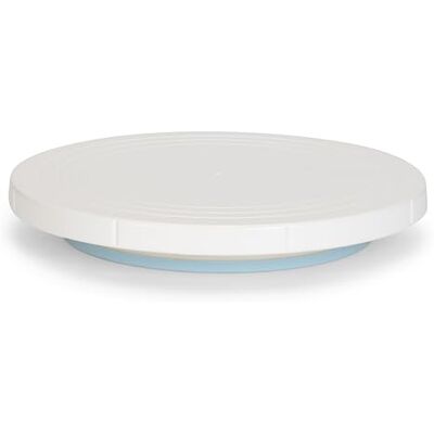 patisse Draaibaar taartplateau van kunststof, wit, 27 x 27 x 27 cm patisse Draaibaar taartplateau van kunststof, wit, 27 x 27 x 27 cm