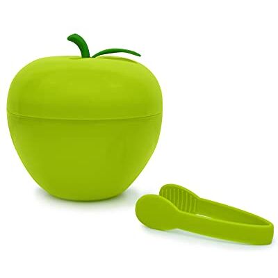 CÉCOA • Apple-ijsblokjesemmer • 750 ml • Dubbelwandig Luchtdicht • Met Deksel + Tang • IJsemmer Fruit Design • Aperitief, Cocktails, Mojito's, Partijen, Avonden • Compact, Origineel, Isolerend CÉCOA • Apple-ijsblokjesemmer • 750 ml • Dubbelwandig Luchtdicht • Met Deksel + Tang • IJsemmer Fruit Design • Aperitief, Cocktails, Mojito's, Partijen, Avonden • Compact, Origineel, Isolerend