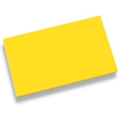 Louis Tellier Snijplank, gemaakt van PE-HD, antibacterieel, professioneel, premium kwaliteit, 60 x 40 x 2 cm, kleur HACCP rauw gevogelte, geel Louis Tellier Snijplank, gemaakt van PE-HD, antibacterieel, professioneel, premium kwaliteit, 60 x 40 x 2 cm, kleur HACCP rauw gevogelte, geel