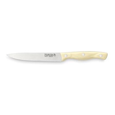 Rio Essentials universeel mes, 12,5 cm, roestvrij staal, handvat van bakeliet, ivoorkleurig Rio Essentials universeel mes, 12,5 cm, roestvrij staal, handvat van bakeliet, ivoorkleurig
