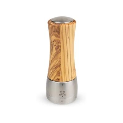 Peugeot Madras Pepermolen, 16 cm, stalen molen, u'Select maalgraadinstelling, natuurlijk olijfhout Peugeot Madras Pepermolen, 16 cm, stalen molen, u'Select maalgraadinstelling, natuurlijk olijfhout