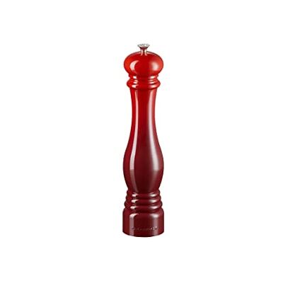 Le Creuset Zoutmolen, klassiek, verstelbaar, groot model, ABS plastic, splinterbestendig, corrosiebestendig, 518 g, kersenrood, 96002800060000 Le Creuset Zoutmolen, klassiek, verstelbaar, groot model, ABS plastic, splinterbestendig, corrosiebestendig, 518 g, kersenrood, 96002800060000