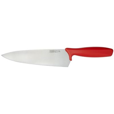 Rio Essentials Koksmes, rood handvat, 24 cm Rio Essentials Koksmes, rood handvat, 24 cm