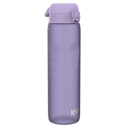 Ion8 Drinkfles 1 l, 1000 ml, lekvrij, gemakkelijk te openen, veilige vergrendeling, draaggreep, vaatwasmachinebestendig, BPA-vrij, ideaal voor sport en sportschool, lichtpaars Ion8 Drinkfles 1 l, 1000 ml, lekvrij, gemakkelijk te openen, veilige vergrendeling, draaggreep, vaatwasmachinebestendig, BPA-vrij, ideaal voor sport en sportschool, lichtpaars