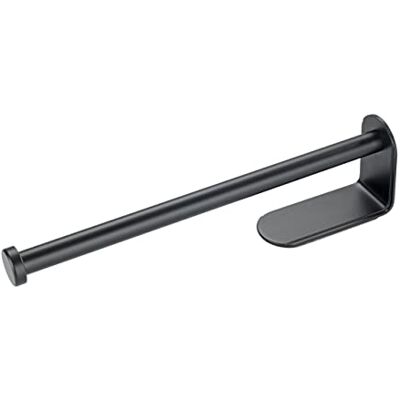 WENKO Keukenpapierhouder Nio, keukenpapierhouder van aluminium, zelfklevend, voor bevestiging op tegels of onder kasten, afmetingen (b x h x d): 27,5 x 4,5 x 7 cm, zwart WENKO Keukenpapierhouder Nio, keukenpapierhouder van aluminium, zelfklevend, voor bevestiging op tegels of onder kasten, afmetingen (b x h x d): 27,5 x 4,5 x 7 cm, zwart