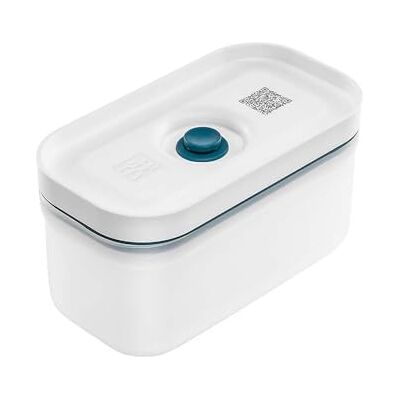 ZWILLING Fresh & Save Vacuümlunchbox, maat S, van kunststof, halftransparant, zee ZWILLING Fresh & Save Vacuümlunchbox, maat S, van kunststof, halftransparant, zee