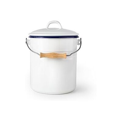 IBILI Emmer met deksel voor compost, wit, 6 liter IBILI Emmer met deksel voor compost, wit, 6 liter