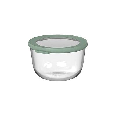 Mepal Ronde voorraaddoos van Cirqula-glas – hittebestendig – geschikt voor oven, magnetron, vriezer en vaatwasser – voedseldoos glas – 1000 ml – Nordic Sage Mepal Ronde voorraaddoos van Cirqula-glas – hittebestendig – geschikt voor oven, magnetron, vriezer en vaatwasser – voedseldoos glas – 1000 ml – Nordic Sage
