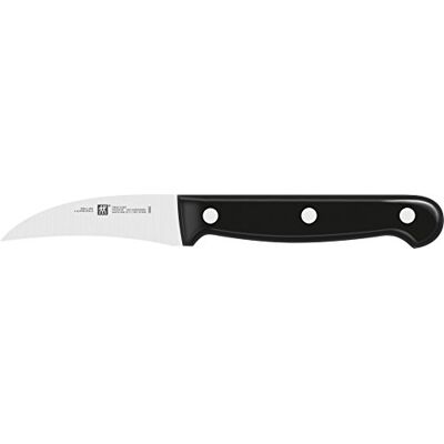 ZWILLING Schilmes, lemmet: 7 cm, gebogen lemmet, roestvrij staal, speciaal/kunststof handvat, serie Twin Chef 2, zwart ZWILLING Schilmes, lemmet: 7 cm, gebogen lemmet, roestvrij staal, speciaal/kunststof handvat, serie Twin Chef 2, zwart