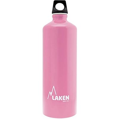 LAKEN Futura Aluminium drinkfles met smalle opening, 1 liter, roze LAKEN Futura Aluminium drinkfles met smalle opening, 1 liter, roze