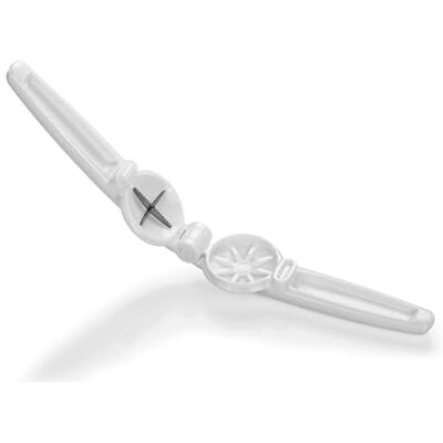 Tescoma kastanjetang, kunststof, wit, 17 x 5 x 4 cm Tescoma kastanjetang, kunststof, wit, 17 x 5 x 4 cm