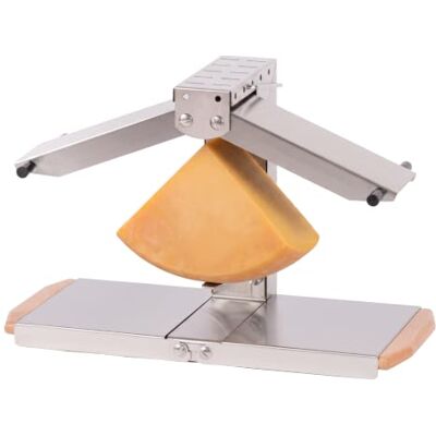 Louis Tellier Traditioneel raclette-apparaat van roestvrij staal 2-6 pers Gemaakt in Frankrijk, Pro, RVS en staal, 1/6 of 1/4 slijpschijf, verstelbare hellingen, veiligheid, afneembare kaashouder Louis Tellier Traditioneel raclette-apparaat van roestvrij staal 2-6 pers Gemaakt in Frankrijk, Pro, RVS en staal, 1/6 of 1/4 slijpschijf, verstelbare hellingen, veiligheid, afneembare kaashouder