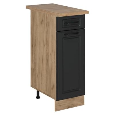 Vicco Keukenkast "R-Line", landantraciet, 30 cm PT eiken, voor vrije combinatie in modulaire keukensystemen Vicco Keukenkast "R-Line", landantraciet, 30 cm PT eiken, voor vrije combinatie in modulaire keukensystemen