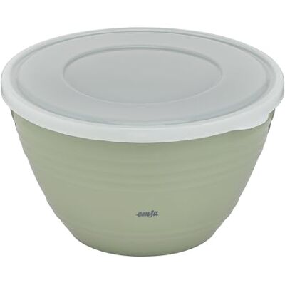 Emsa Prep&Bake K32527 mengkom van kunststof, 2,75 liter met bewaardeksel voor opslag in de koelkast, antislip bodem, perfecte stabiliteit bij het mengen, vaatwasmachinebestendig Emsa Prep&Bake K32527 mengkom van kunststof, 2,75 liter met bewaardeksel voor opslag in de koelkast, antislip bodem, perfecte stabiliteit bij het mengen, vaatwasmachinebestendig