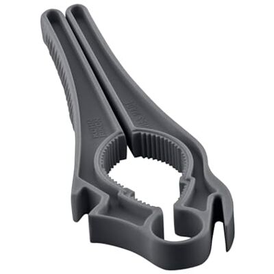 KUHN RIKON Swiss 5-in-1 blikopener, flesopener, grijs KUHN RIKON Swiss 5-in-1 blikopener, flesopener, grijs