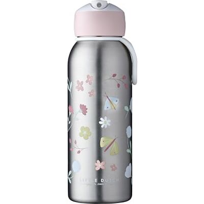 Mepal isoleerfles flip-up Campus Little Dutch – thermosfles voor kinderen – roestvrijstalen fles – 9 uur warm en 12 uur koud – BPA-vrij – 350 ml – Flowers & Butterflies Mepal isoleerfles flip-up Campus Little Dutch – thermosfles voor kinderen – roestvrijstalen fles – 9 uur warm en 12 uur koud – BPA-vrij – 350 ml – Flowers & Butterflies