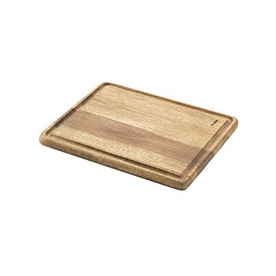 Metaltex Snijplank van acaciahout met sapgroef, bruin, 24 x 20 x 1,5 cm Metaltex Snijplank van acaciahout met sapgroef, bruin, 24 x 20 x 1,5 cm