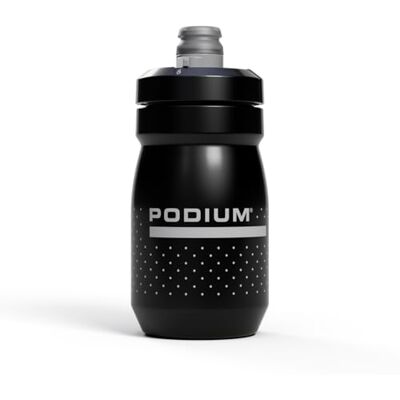 CAMELBAK Podium Bouteille d'eau de vélo 445 ml – Facile à presser – S'adapte à la plupart des cages de vélo, noir CAMELBAK Podium Bouteille d'eau de vélo 445 ml – Facile à presser – S'adapte à la plupart des cages de vélo, noir