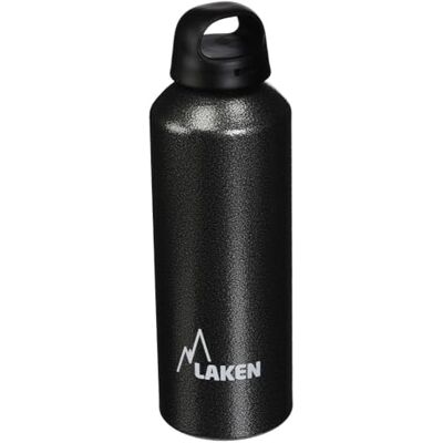 LAKEN Klassieke drinkfles van aluminium graniet voor volwassenen, 1 liter, BPA-vrij, PBA LAKEN Klassieke drinkfles van aluminium graniet voor volwassenen, 1 liter, BPA-vrij, PBA