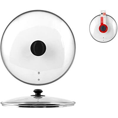 Home Glazen Deksel B/Cm40 Roestvrij Staal Keukengerei Home Glazen Deksel B/Cm40 Roestvrij Staal Keukengerei