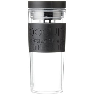 Bodum 11685-01S reisbeker met dubbele wand van kunststof luchtdicht schroefdeksel 0,45 l Bodum 11685-01S reisbeker met dubbele wand van kunststof luchtdicht schroefdeksel 0,45 l