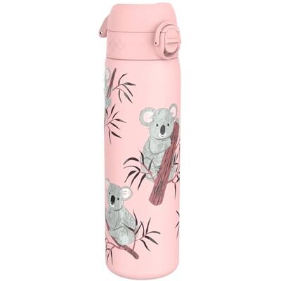 Ion8 Thermosfles van roestvrij staal, 500 ml, lekvrij, gemakkelijk te openen, veilige vergrendeling, vaatwasmachinebestendig, draaggreep, gemakkelijk te reinigen, koalapatroon Ion8 Thermosfles van roestvrij staal, 500 ml, lekvrij, gemakkelijk te openen, veilige vergrendeling, vaatwasmachinebestendig, draaggreep, gemakkelijk te reinigen, koalapatroon