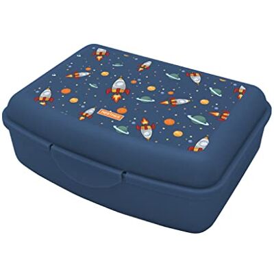 NERTHUS FIH 1187 lunchbox kinderen ruimte lunchbox licht herbruikbaar eenvoudige reiniging ideaal voor school NERTHUS FIH 1187 lunchbox kinderen ruimte lunchbox licht herbruikbaar eenvoudige reiniging ideaal voor school