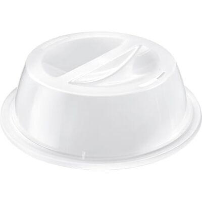 Westmark Bordendeksel Ø 27,5 cm, voor magnetron Voor ontdooien en opwarmen, kunststof (PP), wit, 22462270 Westmark Bordendeksel Ø 27,5 cm, voor magnetron Voor ontdooien en opwarmen, kunststof (PP), wit, 22462270