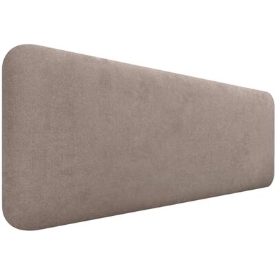 DHOME Gestoffeerd hoofdeinde, glad, afgerond, van gladde stof, voor muur, akoestisch, absorberend, voor slaapkamer (aarde, 140 cm) DHOME Gestoffeerd hoofdeinde, glad, afgerond, van gladde stof, voor muur, akoestisch, absorberend, voor slaapkamer (aarde, 140 cm)