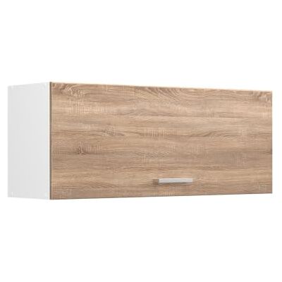 Vicco Elément haut de cuisine "R-Line", Sonoma/Blanc 100 cm Porte s'ouvrant vers le haut · 1 Tablette · Profondeur – 31 cm · Librement combinable · ✓ Rangement pratique Vicco Elément haut de cuisine "R-Line", Sonoma/Blanc 100 cm Porte s'ouvrant vers le haut · 1 Tablette · Profondeur – 31 cm · Librement combinable · ✓ Rangement pratique