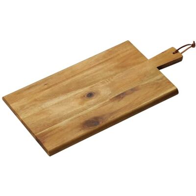 Kesper Snijplank met handvat, materiaal: acaciahout, afmetingen: 45 x 22 x 1,5 cm, kleur: bruin, naturel 28192 Kesper Snijplank met handvat, materiaal: acaciahout, afmetingen: 45 x 22 x 1,5 cm, kleur: bruin, naturel 28192