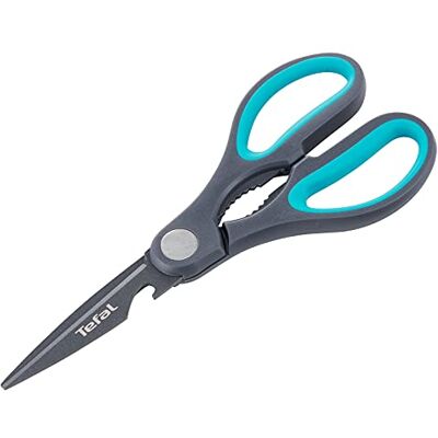 Tefal K12241 Keukenschaar Fresh Cuisine 3-in-1, messen van roestvrij staal + versterkte titanium antiaanbaklaag, ergonomische handgreep, inclusief flesopener, notenkraker, vaatwasmachinebestendig Tefal K12241 Keukenschaar Fresh Cuisine 3-in-1, messen van roestvrij staal + versterkte titanium antiaanbaklaag, ergonomische handgreep, inclusief flesopener, notenkraker, vaatwasmachinebestendig