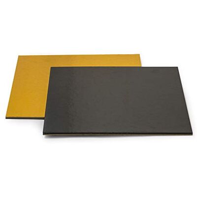 Decora 0932574 taartschaal, 40 x 40 cm, goud/zwart Decora 0932574 taartschaal, 40 x 40 cm, goud/zwart