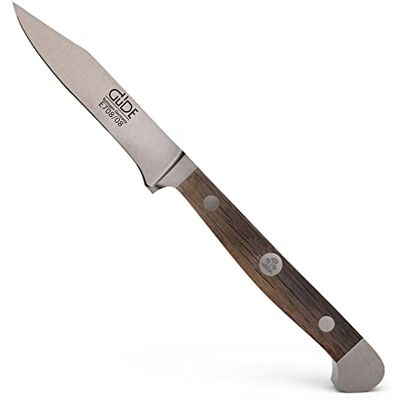 Güde Solingen groentemes gesmeed, 8 cm, alpha-eikenhout, dubbele bouten, handgemaakt in Duitsland Güde Solingen groentemes gesmeed, 8 cm, alpha-eikenhout, dubbele bouten, handgemaakt in Duitsland