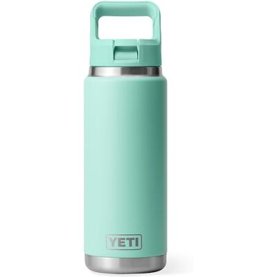 YETI Rambler C Straw Bottle, roestvrijstalen vacuüm geïsoleerde fles met lekvrije rietje, Seafoam, 769 ml YETI Rambler C Straw Bottle, roestvrijstalen vacuüm geïsoleerde fles met lekvrije rietje, Seafoam, 769 ml