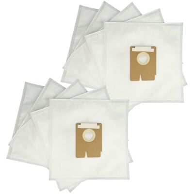 vhbw 10x Sacs compatible avec Zerowatt ZFV1611082 aspirateur microfibres non tissées, 27,6cm x 26,6cm, blanc vhbw 10x Sacs compatible avec Zerowatt ZFV1611082 aspirateur microfibres non tissées, 27,6cm x 26,6cm, blanc
