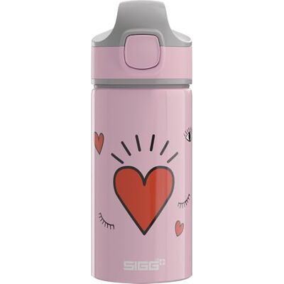 Sigg Girl Power drinkfles voor kinderen, vrij van schadelijke stoffen, met lekvrij deksel, 0,4 l, roze Sigg Girl Power drinkfles voor kinderen, vrij van schadelijke stoffen, met lekvrij deksel, 0,4 l, roze