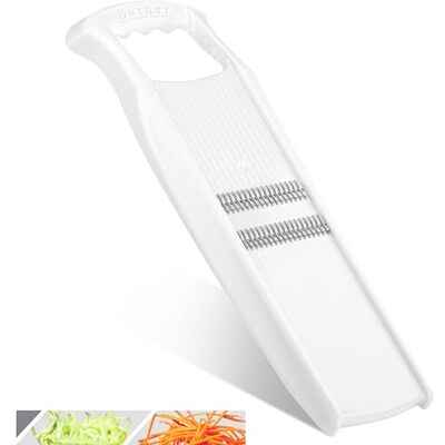 Börner Roko PowerLine Julienne snijder en rasp: Kaas, groente, fruit en chocolade in reepjes, staafjes snijden, wit Börner Roko PowerLine Julienne snijder en rasp: Kaas, groente, fruit en chocolade in reepjes, staafjes snijden, wit