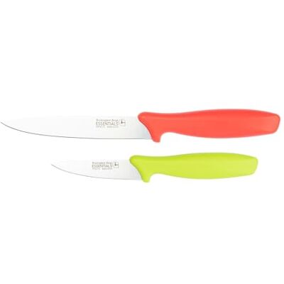 Rio 8007 Essentials Range Utility messenset, 2-delig, rood en groen Rio 8007 Essentials Range Utility messenset, 2-delig, rood en groen