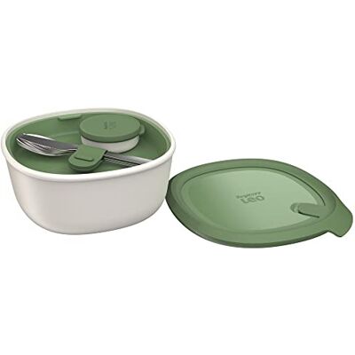 Berghoff Bol à salade Leo Bento avec couverts Vert et gris 6 pièces Berghoff Bol à salade Leo Bento avec couverts Vert et gris 6 pièces