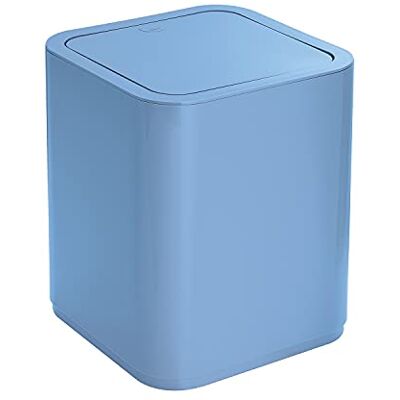 Gedy G-Seventy papieren map, grootte en gewicht: 24,6 x 20 x 20 cm en 0,47 kg, badkamer afvalbak van thermoplastisch hars, hemelsblauw, Matteo Thun-Design, 2 jaar garantie Gedy G-Seventy papieren map, grootte en gewicht: 24,6 x 20 x 20 cm en 0,47 kg, badkamer afvalbak van thermoplastisch hars, hemelsblauw, Matteo Thun-Design, 2 jaar garantie