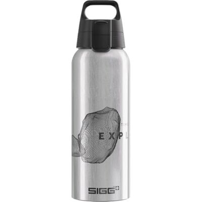 Sigg WMB One Pathfinder Aluminium waterfles (1,0 l), lekvrije en lekvrije drinkfles, vederlichte drinkfles van aluminium, made in Switzerland Sigg WMB One Pathfinder Aluminium waterfles (1,0 l), lekvrije en lekvrije drinkfles, vederlichte drinkfles van aluminium, made in Switzerland