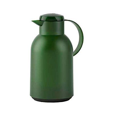 Emsa N40121 Samba thermoskan 1,5 liter, Quick Press, 12 uur warm, 24 uur koud, lichtdoorlatend en donkergroen 12 h chaud et froid 24 heures, translucide, fermeture Quick-Press, excellente performance d'isolation Emsa N40121 Samba thermoskan 1,5 liter, Quick Press, 12 uur warm, 24 uur koud, lichtdoorlatend en donkergroen 12 h chaud et froid 24 heures, translucide, fermeture Quick-Press, excellente performance d'isolation